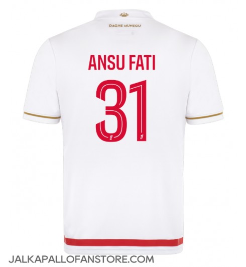 AS Monaco Ansu Fati #31 Kotipaita 2025-26 Lyhythihainen AS Monaco Ansu Fati #31 Kotipaita 2025-26 Lyhythihainen